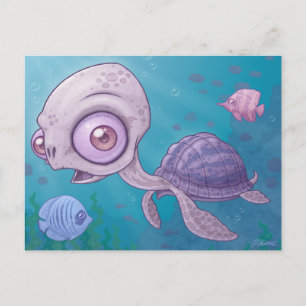 Carte postale de la tortue de mer