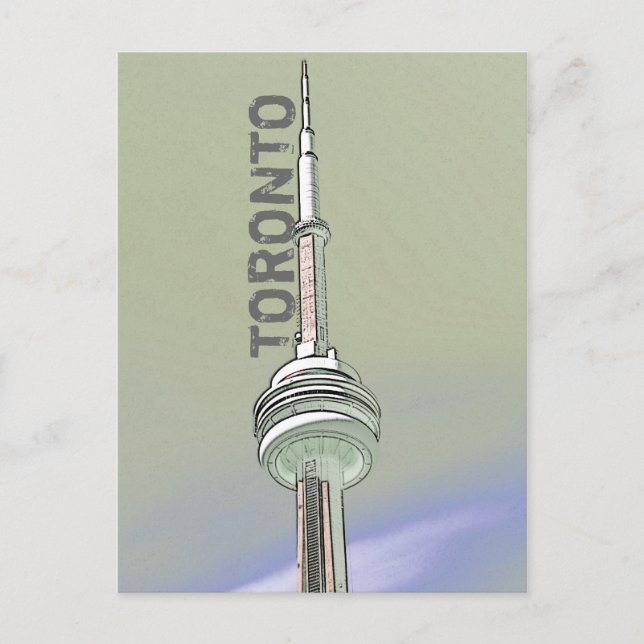 Carte postale de la tour CN de Toronto (Devant)