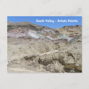 Carte postale de la vallée de la Mort/Palette Arti