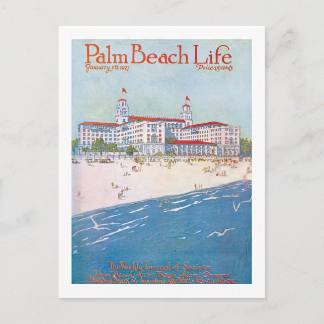 Carte postale de la vie #11 de Palm Beach (Devant)