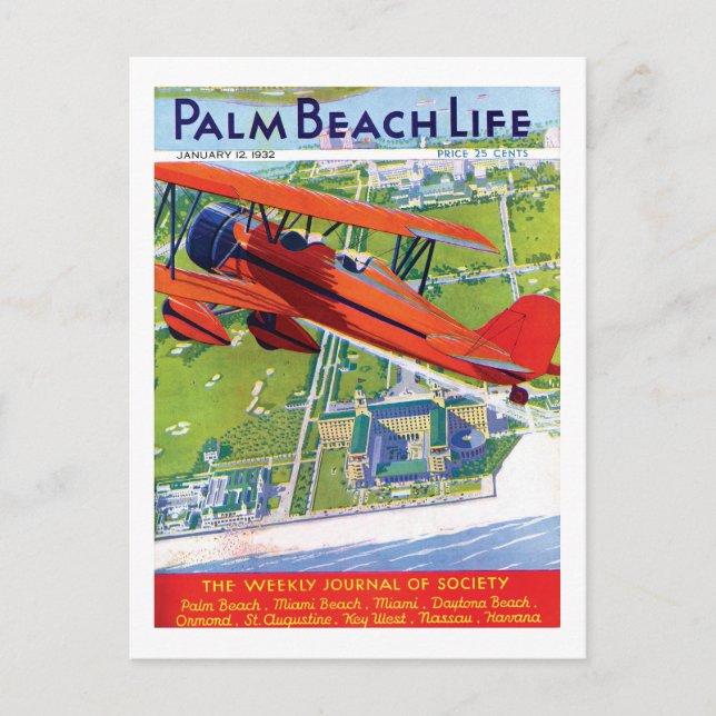 Carte postale de la vie #1 de Palm Beach (Devant)