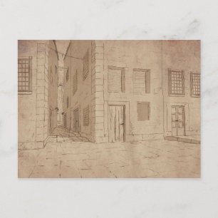 Carte postale de la vieille ville italienne
