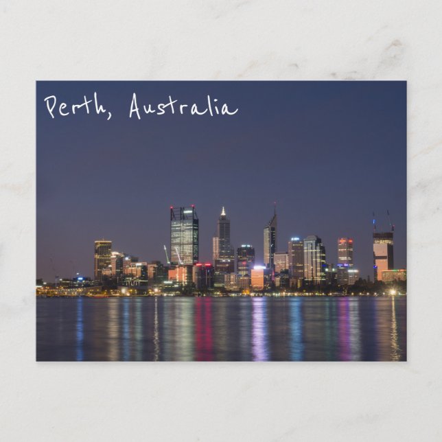 Carte postale de la ville de Perth (Devant)