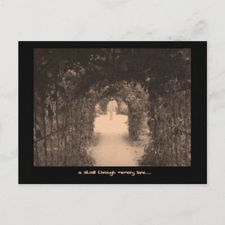 Carte postale de la voie de mémoire