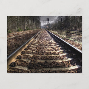 Carte postale de la voie ferroviaire