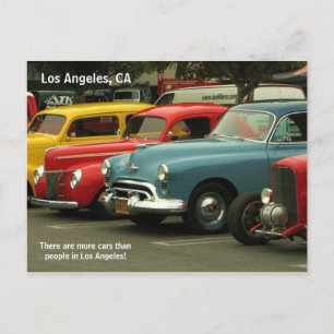Carte postale de la voiture de Los Angeles !