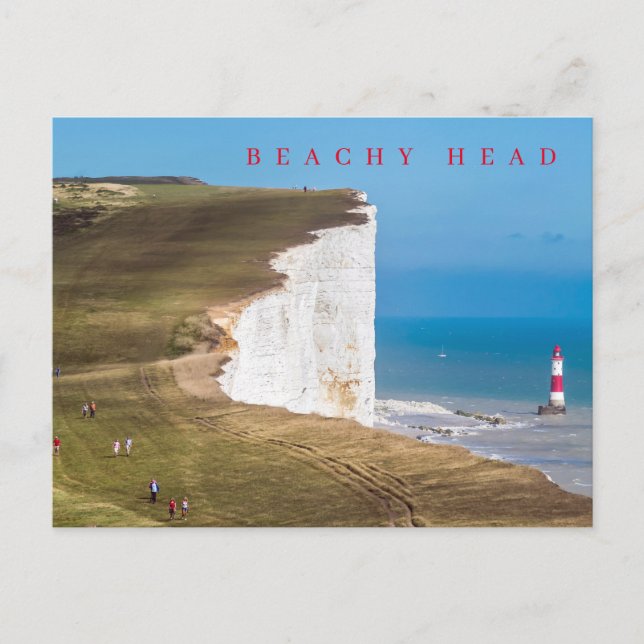 Carte postale de la vue de Beachy Head (Devant)
