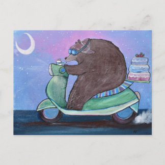 Carte postale de l'affaire du gâteau d'anniversair