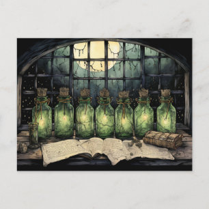 Carte postale de l'affichage de la table Witch Sti