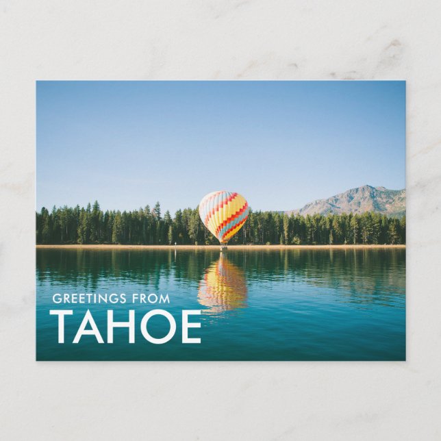 Carte postale de Lake Tahoe (Devant)