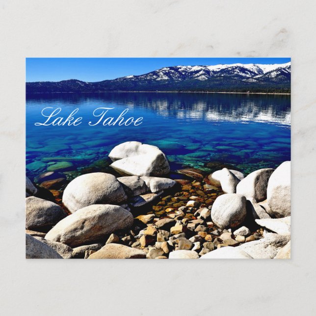 Carte postale de Lake Tahoe magnifique (Devant)