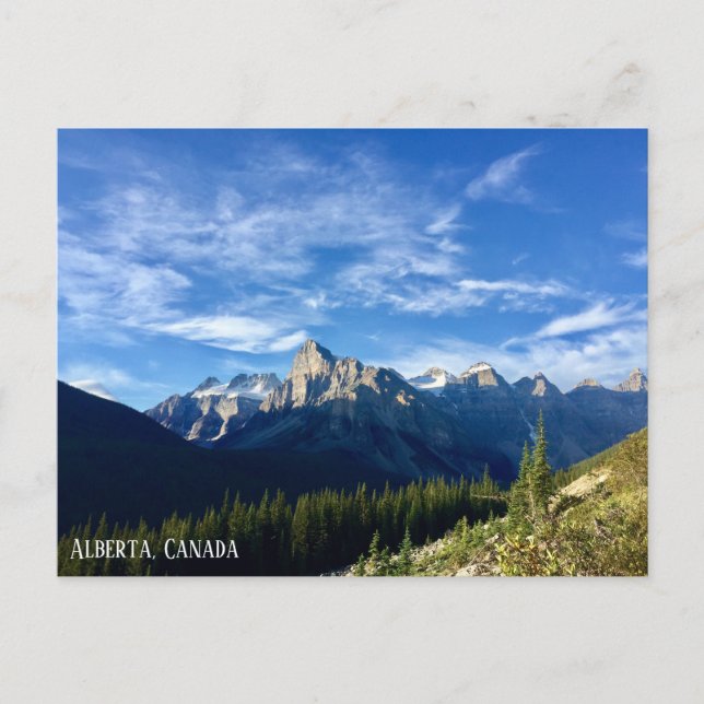 Carte postale de l'Alberta, Canada (Devant)