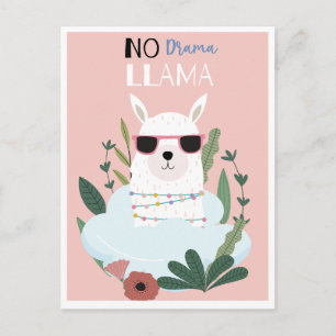 Carte postale de lama mignon