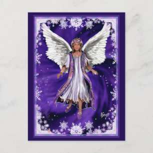 Carte postale de l'âme violette