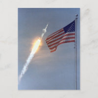 Carte postale de lancement d'Apollo 11