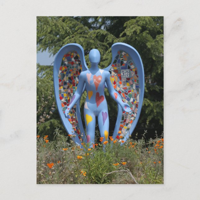 Carte postale de l'ange bleu (Devant)