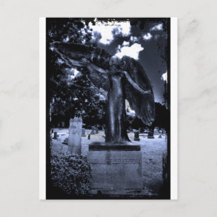 Carte postale de l'Ange noir de la ville d'Iowa