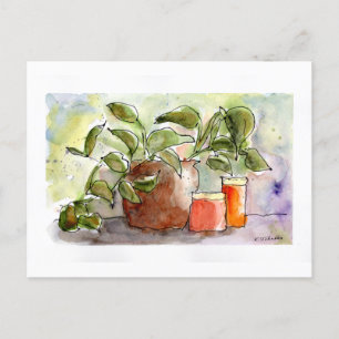 Carte postale de l'Aquarelle Still Life