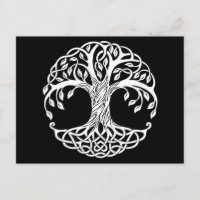 carte postale de l'arbre celtique