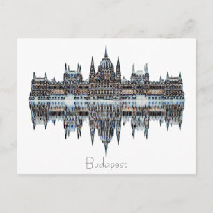 Carte postale de l'architecture du Parlement de Bu