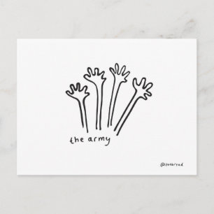 carte postale de l'armée