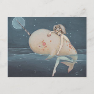 Carte postale de l'art gothique Narwhal