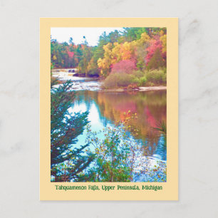 Carte postale de l'automne dans la péninsule supér