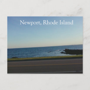 Carte Postale De L'Autre Côté De La Route À Newport, Rhode Islan