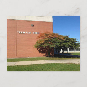 CARTE POSTALE DE L'ÉCOLE SECONDAIRE TREMPER