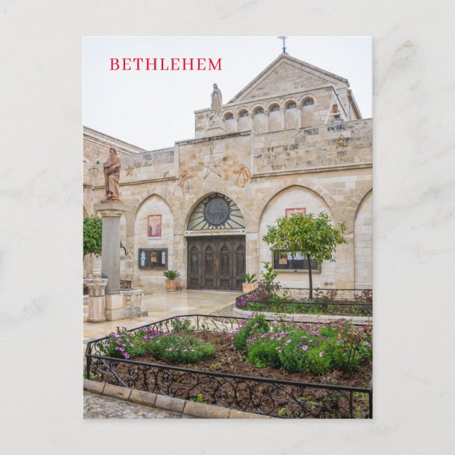 Carte postale de l'église Bethléem de la Nativité  (Devant)