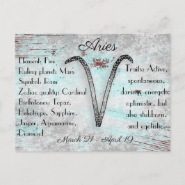 Carte postale de l'enseigne Horoscope