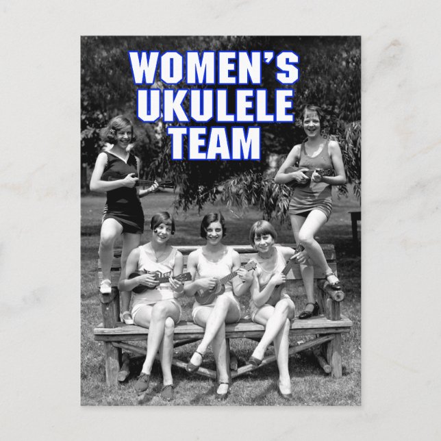 Carte postale de l'équipe Uke de femmes (Devant)