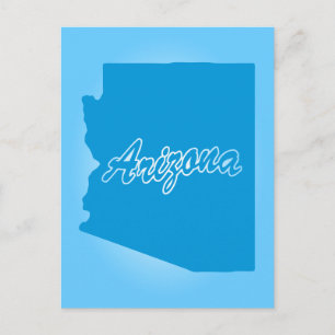 Carte postale de l'État d'Arizona