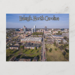 Carte postale de l'État de la Caroline du Nord Ral