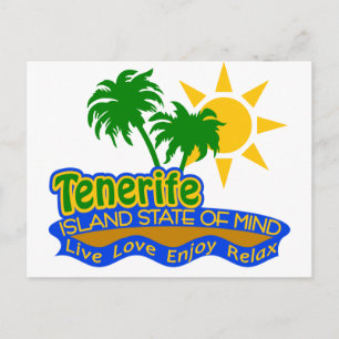 Carte postale de l'état d'esprit de Tenerife