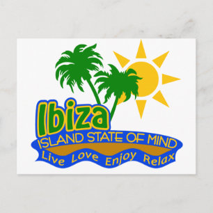 Carte postale de l'état d'esprit d'Ibiza