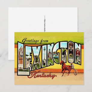 Carte postale de Lexington Kentucky
