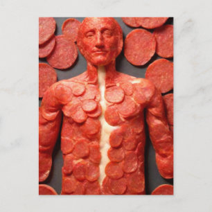 Carte postale de l'Homme Étrange au Pepperoni
