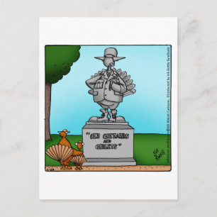 Carte postale de l'Humour Thanksgiving drôle