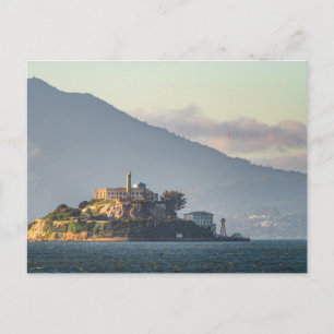 Carte postale de l'île d'Alcatraz Baie de San Fr