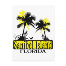 Carte postale de l'île de Sanibel en Floride