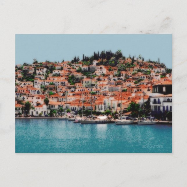 Carte postale de l'île Hydra (Devant)