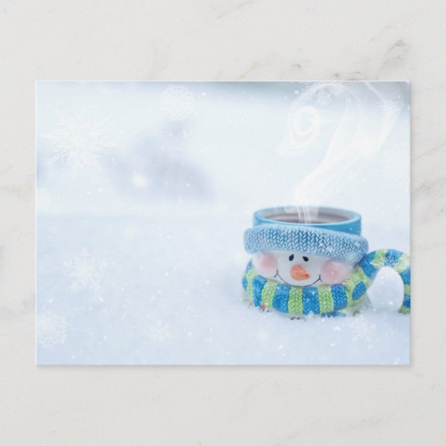 Carte postale de l'illustration Snowman (Devant)
