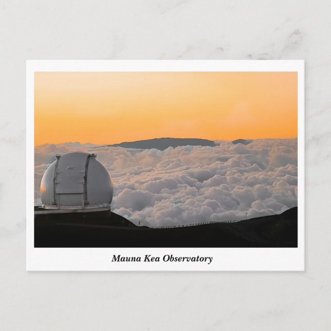 Carte postale de l'Observatoire Mauna Kea (Devant)