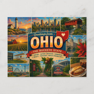 Carte postale de l'Ohio