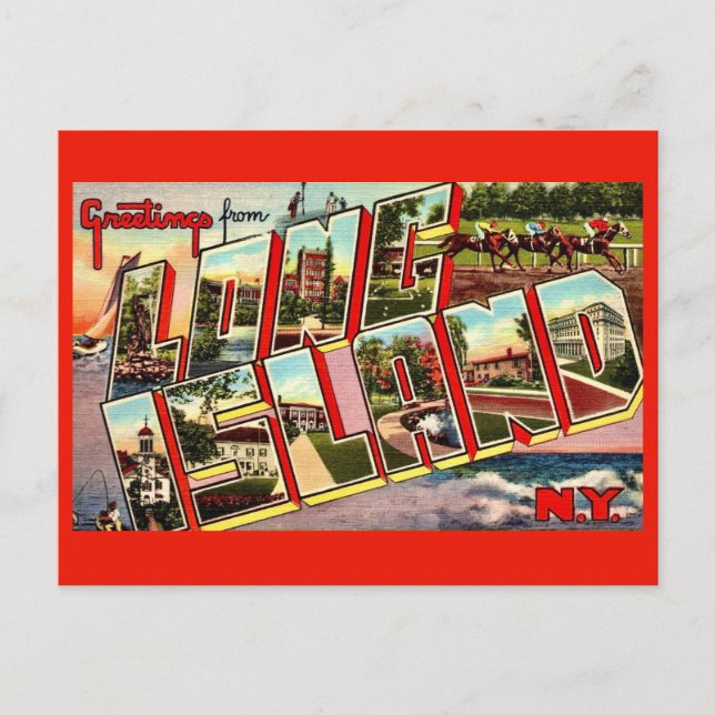 Carte postale de Long Island (Devant)