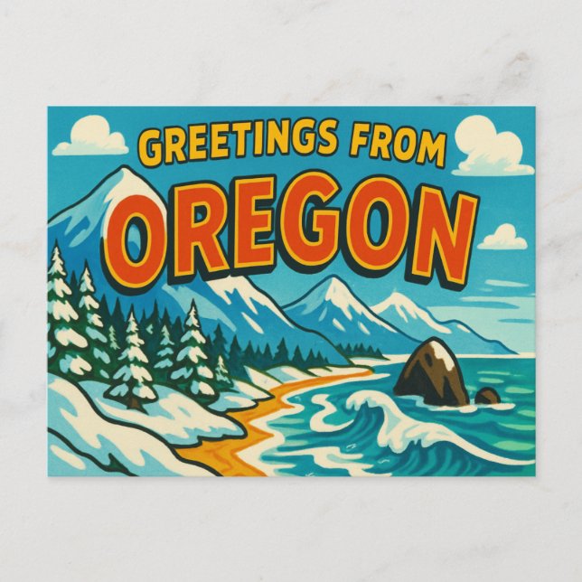 Carte postale de l'OREGON (Devant)