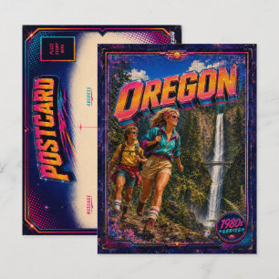 Carte postale de l'Oregon des années 80 Rétro