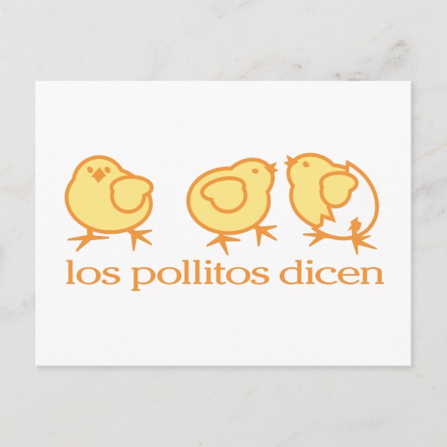 Carte postale de Los Pollitos Dicen (Devant)