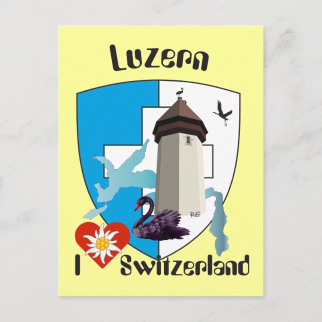 Carte postale de Lucerne (Devant)